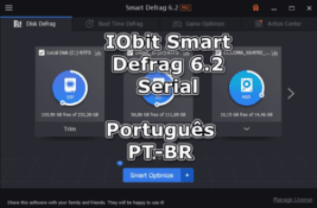IObit Smart Defrag 6.2 Serial 2019 Download  2019 PT-BR